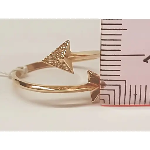 Золоте кільце Імперія золота з фіанітами. КВ1139И 16 17 - фото 4