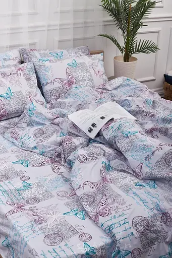 Комплект постельного белья Moon&Star Детский 110x140 см наволочки 2x50x50 см Butterfly Бязь Gold Люкс - фото 4