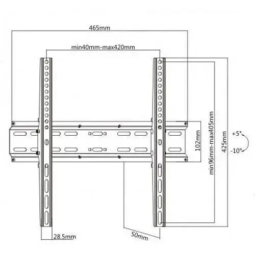 Настінне кріплення iTech PB4T - фото 2