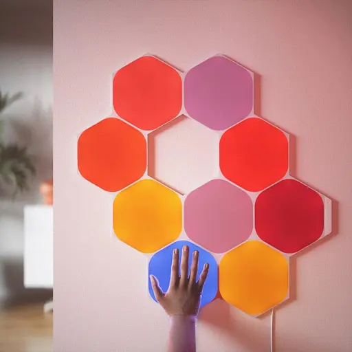 Умная система освещения Nanoleaf Shapes Hexagon Starter Kit 15шт [80710] - фото 4