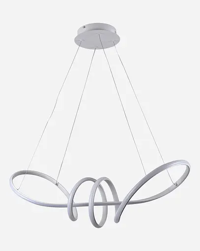 Люстра подвесная светодиодная Sirius LCD3056 WT белая - фото 4