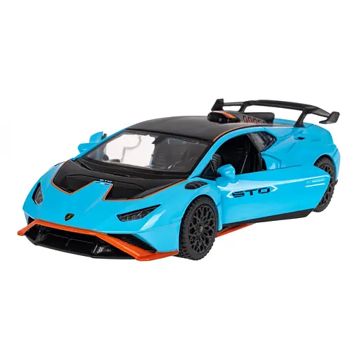 Машинка RASTAR Lamborghini Huracan STO 1:32 голубой 64310 - фото 3