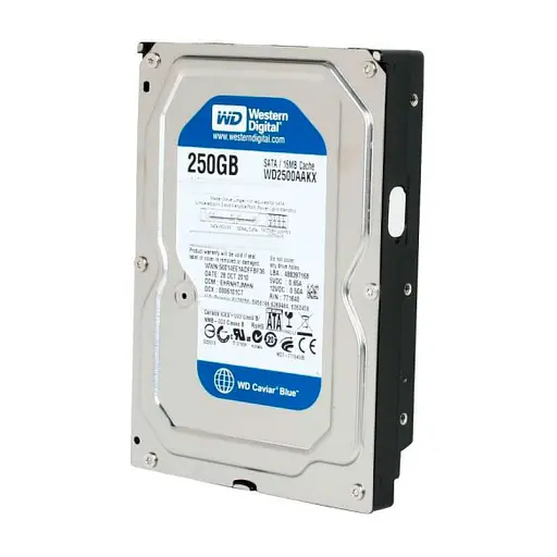 Жорсткий диск Western Digital 3.5 Blue 250Gb (WD2500AAKX) Б/в - фото 1