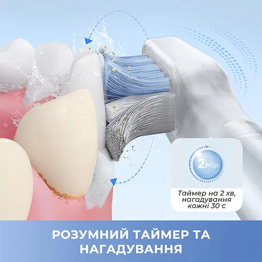 Електрична зубна щітка Mova Fresh White (ATB13A-WH) - фото 4