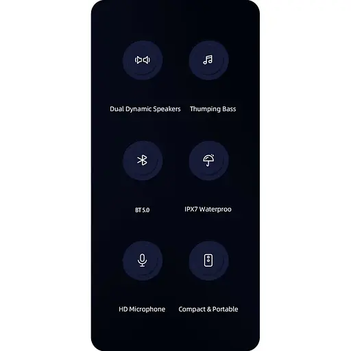 Портативная акустика Usams US-YC011 Black (YC011YX01) [151965] - фото 6