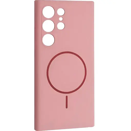 Чохол DK Luxury Silicone Case with MagSafe для Samsung Galaxy S25 Ultra Rose Pink [132173]