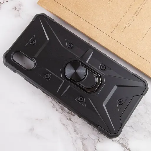 Ударостійкий чохол Epik Pathfinder Ring для Xiaomi Redmi 9A Чорний / Black - фото 4