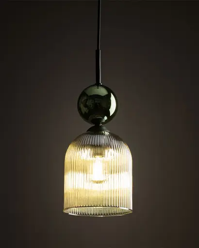 Підвісний світильник, люстра TK Lighting 11146 Sophia E14 1x10W IP20 зелений - фото 3