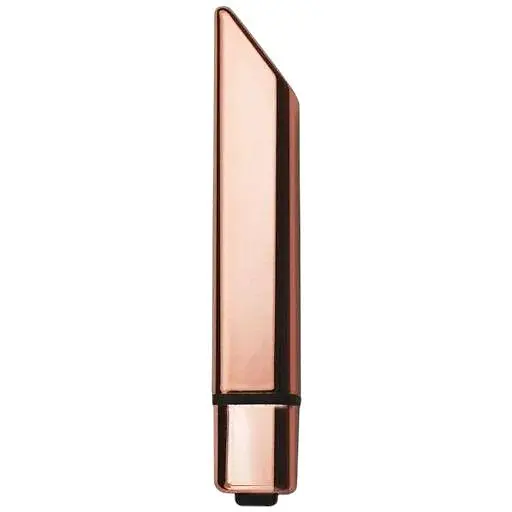 Мощный минивибратор Rocks Off Bamboo Rose Gold 10 режимов работы водонепроницаемый
