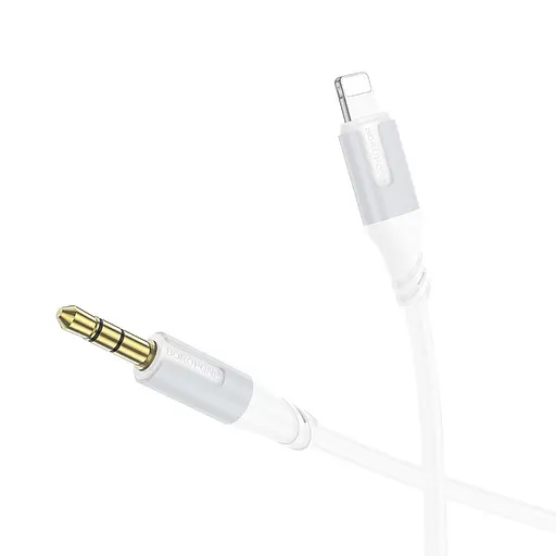 Аудіокабель Borofone BL19 Creator digital audio conversion cable iP білий - фото 3