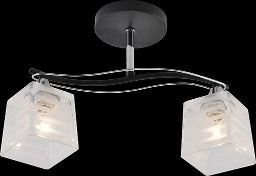 Люстра декоративная v xa1530b-2 bk+cr