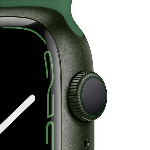 Смарт-годинник Apple Watch Series 7 GPS, 45mm, Green, Clover Sport Band (Grade C) Seller Refurbished - фото 3