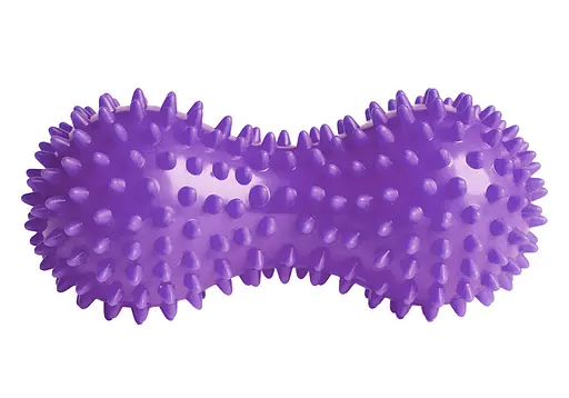 Массажный мячик EasyFit Goober с шипами фиолетовый (EF-1072-V) - фото 1