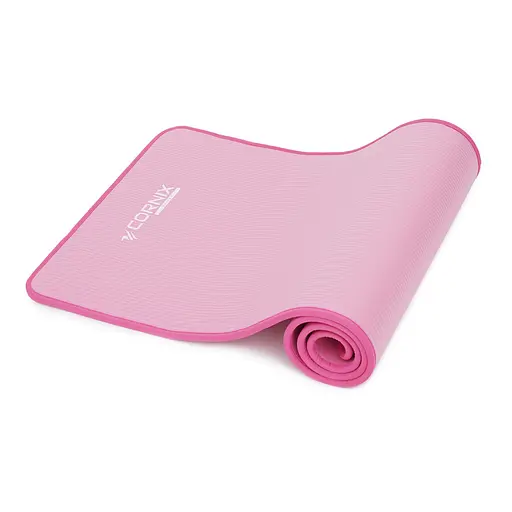 Коврик спортивный Cornix NBR 183 x 61 x 1 cм для йоги и фитнеса XR-0097 Pink/Pink - фото 3