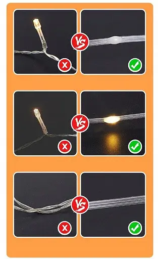 Вуличні, садові гірлянди SunLamp 200 м 2000 лед світлодіодні зовнішні ліхтарі - фото 7