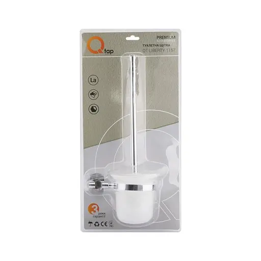 Ершик для унитаза Qtap Liberty CRM 1157, Белый - фото 4