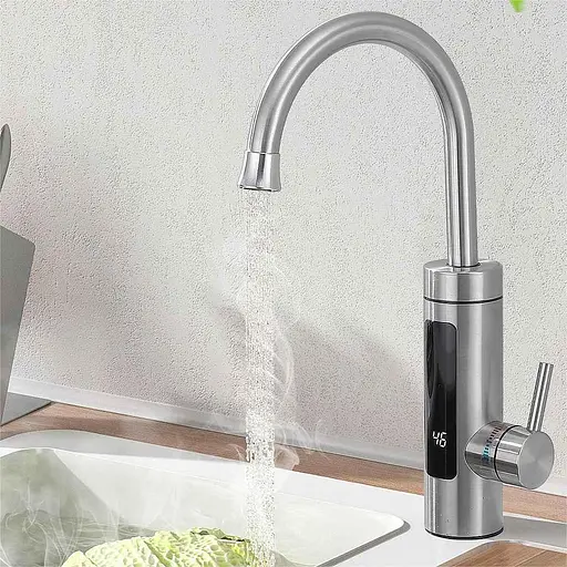 Кухонный смеситель Электрический мгновенный водонагреватель, вращающийся смеситель Smart Heater на 360° - фото 3