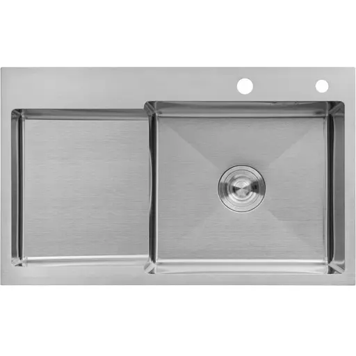 Кухонная мойка Kroner KRP Gebürstet - 7848RHM (3,0/1,0 мм) (CV030022) - фото 1