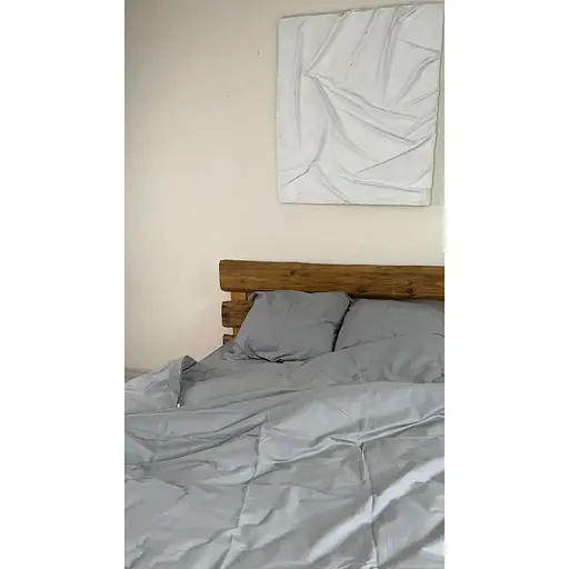 Комплект постельного белья Евро #Moon grey лунно-серый - фото 5