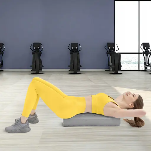 Масажний ролик 4FIZJO CARE+ EVA 60 x 15 см (валик, роллер) 4FJ0523 Grey (P-5907739314406) - фото 6