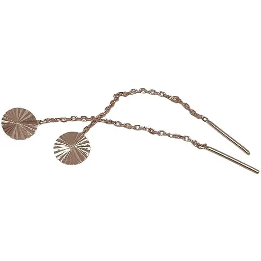 Золоті сережки-протяжки Favoritum. 210100_А