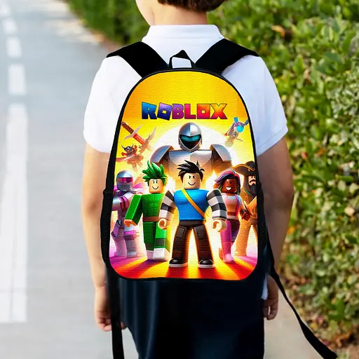 Рюкзак детский Роблокс 34х27 см ранец Roblox городской c принтом для мальчика (00534)