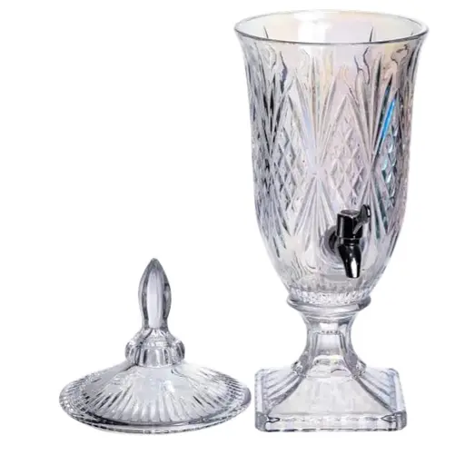 Лимонадниця Crystal Trinity 2 літри з краном для соку мохіто молока напоїв Yiwu HP-19-301 - фото 3