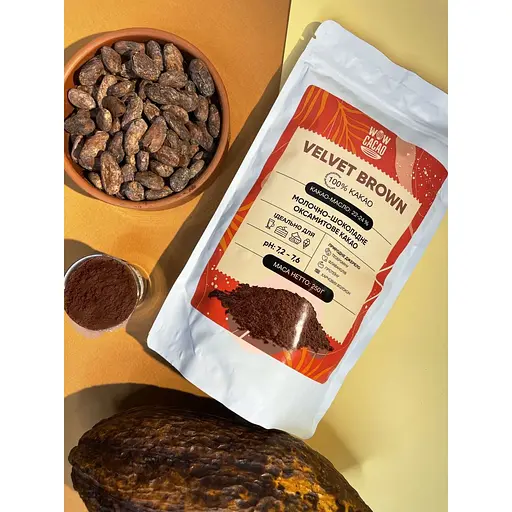 Какао-порошок Wow Cacao Velvet Brown 100% 250 г - фото 4