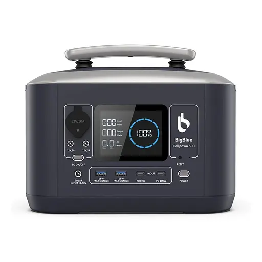 Портативная зарядная станция BigBlue CP600 600W 537.6Wh (42-00115)
