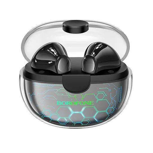 Блютуз Стерео Гарнитура Borofone BW15 Черный - фото 3