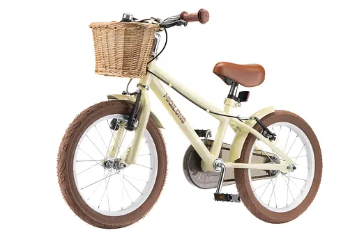 Miqilong Детский велосипед RM 16" бежевый - фото 8