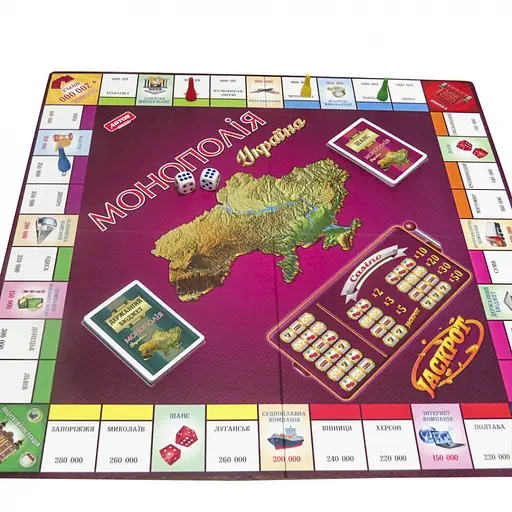 Настольная игра "Монополия Украина" 0734ATS на укр. языке - фото 4