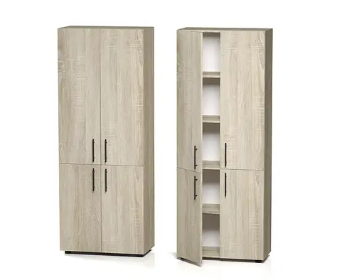 Шкаф для документов закрытый ОП-614 Orange-Line 700х347х1825 Дуб сонома - фото 2