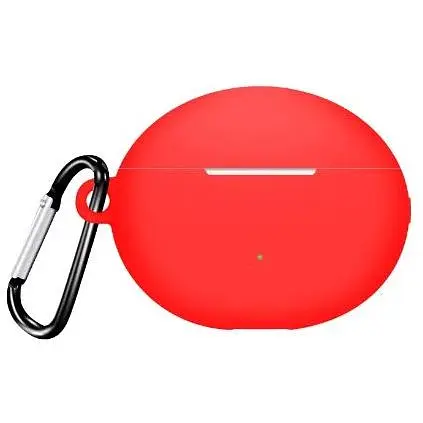 Чохол-накладка DK Silicone Candy Friendly з карабіном для Huawei FreeBuds 5i (014788) (red)