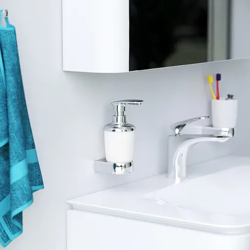 Дозатор для рідкого мила Am.Pm Sensation підвісний хром A3036900, Хром - фото 7