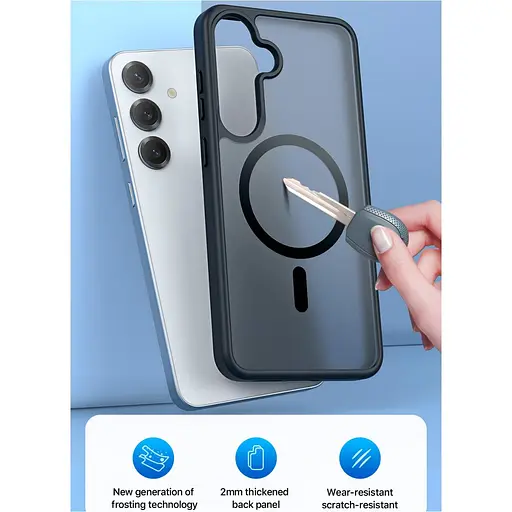 Чохол Dux Ducis Magnetic Yind для Samsung Galaxy S25 Black [134542] - фото 7