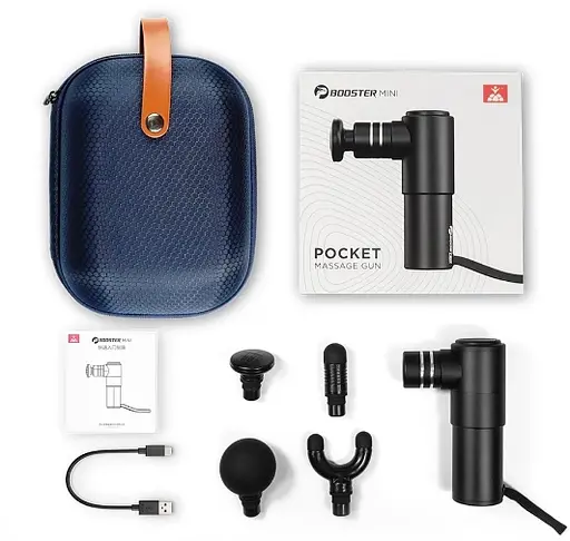 Перкусійний масажер тригерних точок Booster Mini 2500 мач Масажний пістолет - фото 6