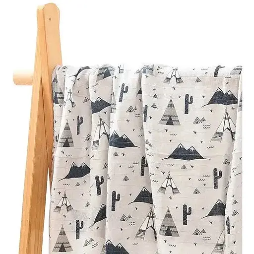 Муслинова дуже якісна пелюшка OldBro Kids 100x120 см - фото 1