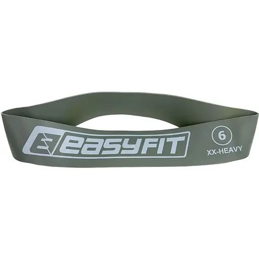 Гумка для фітнесу EasyFit №6 сіра (EF-1813-6) - фото 1