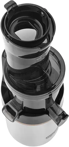 Sencor Соковыжималка отцентрированная 200Вт, жмых-0.6л, желоб на целое яблоко, пластик/металл, нерж. сталь-черный - фото 4