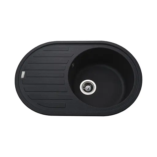 Гранітна мийка Globus Lux Ohara графіт 770x500мм-А0001 000022402, Графит - фото 1