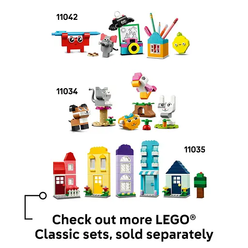 Конструктор LEGO Classic Творческие друзья с едой 150 деталей (11039) - фото 15