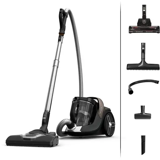 Пилосос Rowenta Green Force Cyclnic Effitech+ контейнерний чорний (RO7C89EA) - фото 3