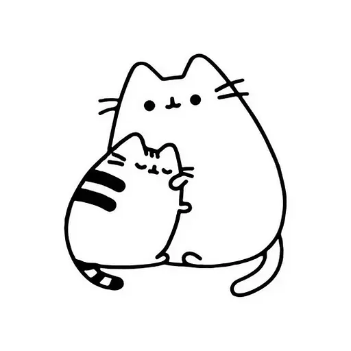 Картина-трафарет для розфарбовування піском "Кішка та котеня" Т-а5195 А5