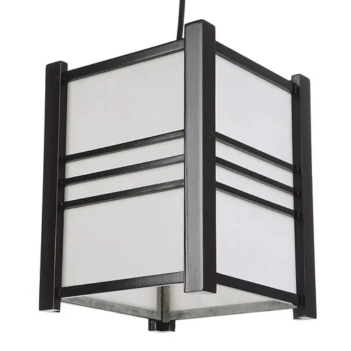 Люстра підвісна Brille дерев'яна E14 40W BK (BKL-235S/1) - фото 3