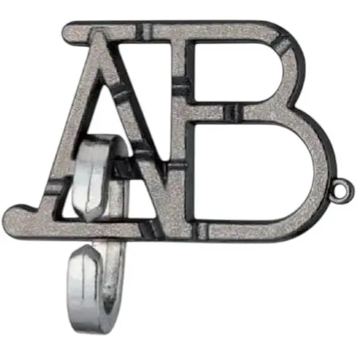 Головоломка из металла Huzzle ABC 1 звезда 515003