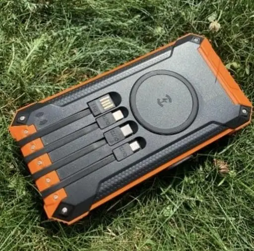 Powerbank із вбудованою сонячною панеллю 20000 мАг 6xUSB Факел - фото 2