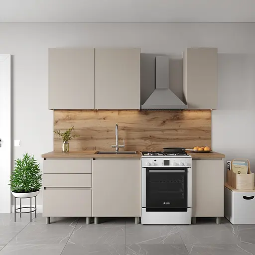 Кухня модульная MebelStar Нео 1,6 м Кашемир (MBS-1807)