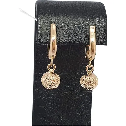 Золотые серьги подвески Favoritum. 210137_7_А