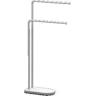 Підставка з двома тримачами для рушника Sonia Nomad 176236 Білий - фото 1